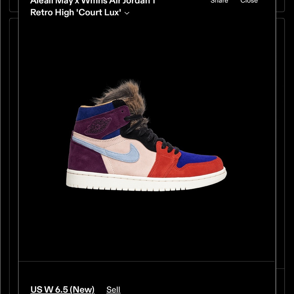 Nike Multicolor High-Top Sneakers - Picture 8 of 8